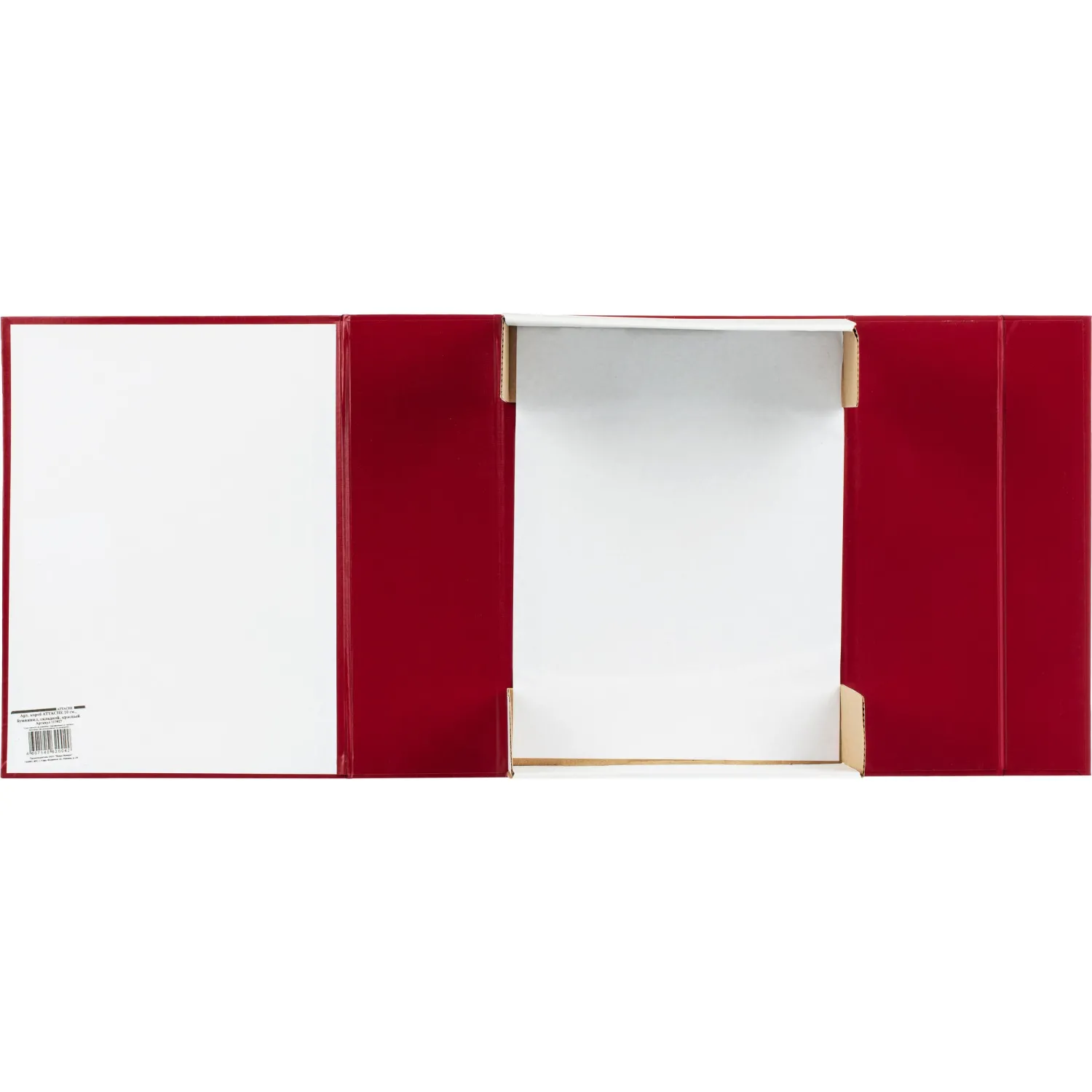 Папка архивная складная ATTACHE,100 мм,красн - фото 5