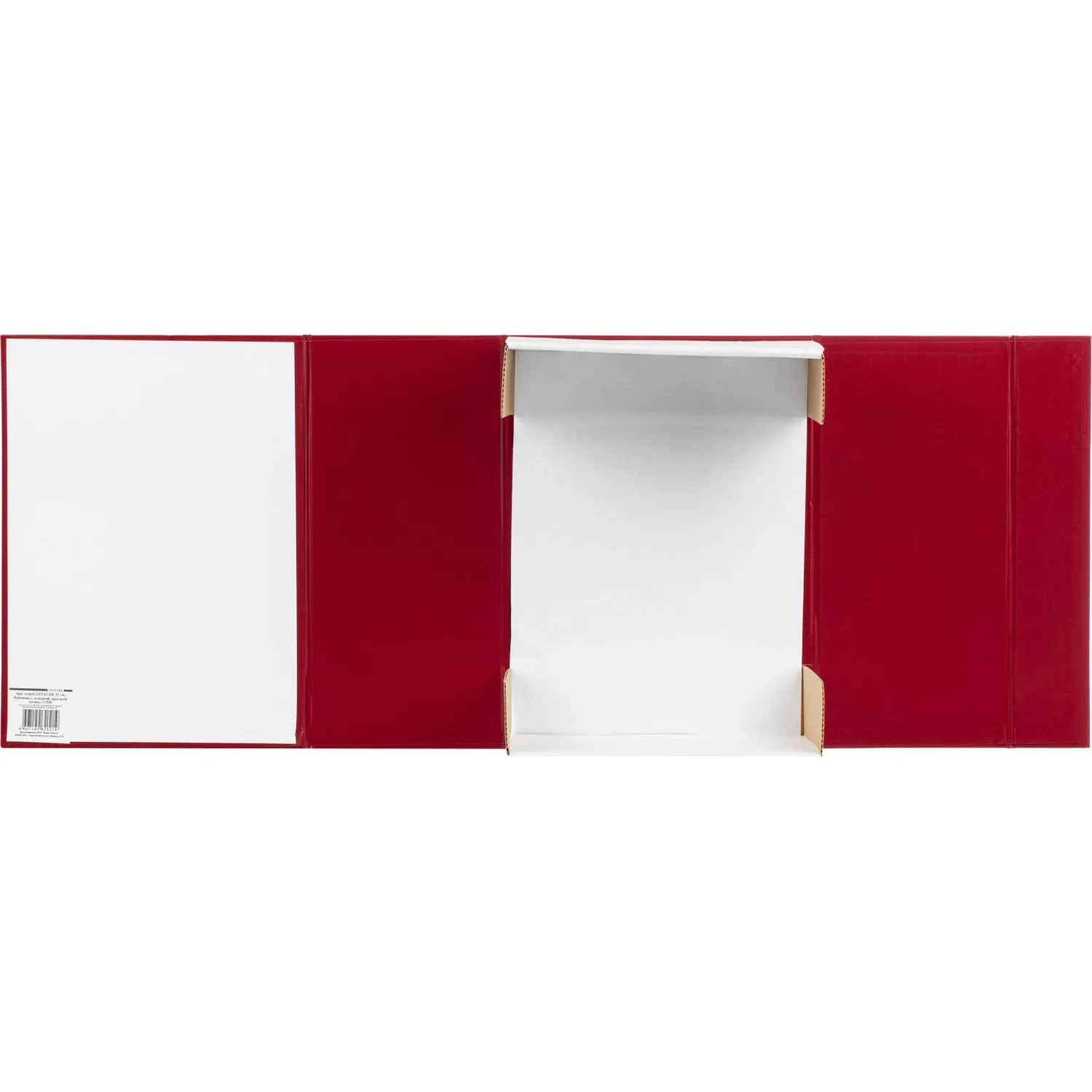 Папка архивная складная ATTACHE,150 мм,красн - фото 5