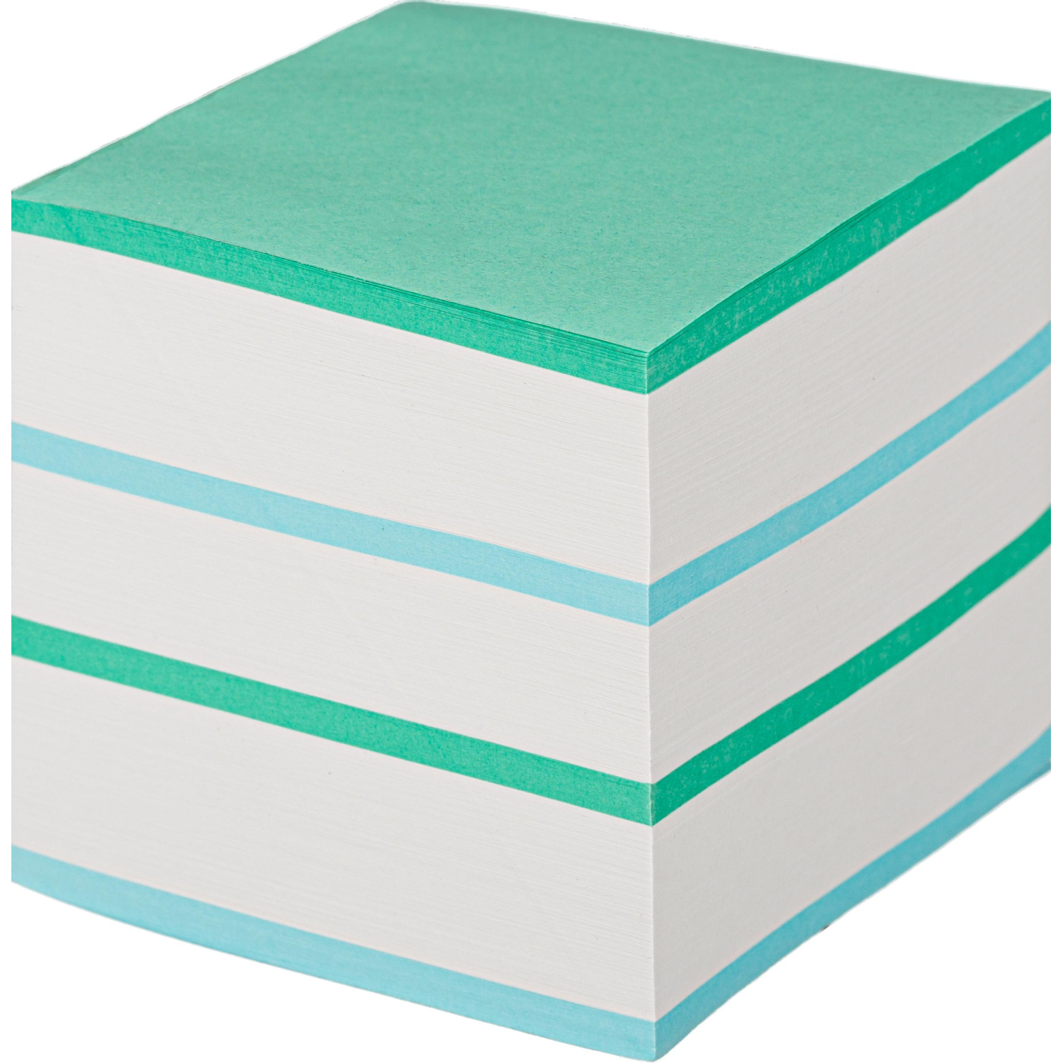 Блок для записей  на склейке 9х9х9 цветной 65-80 г - фото 1