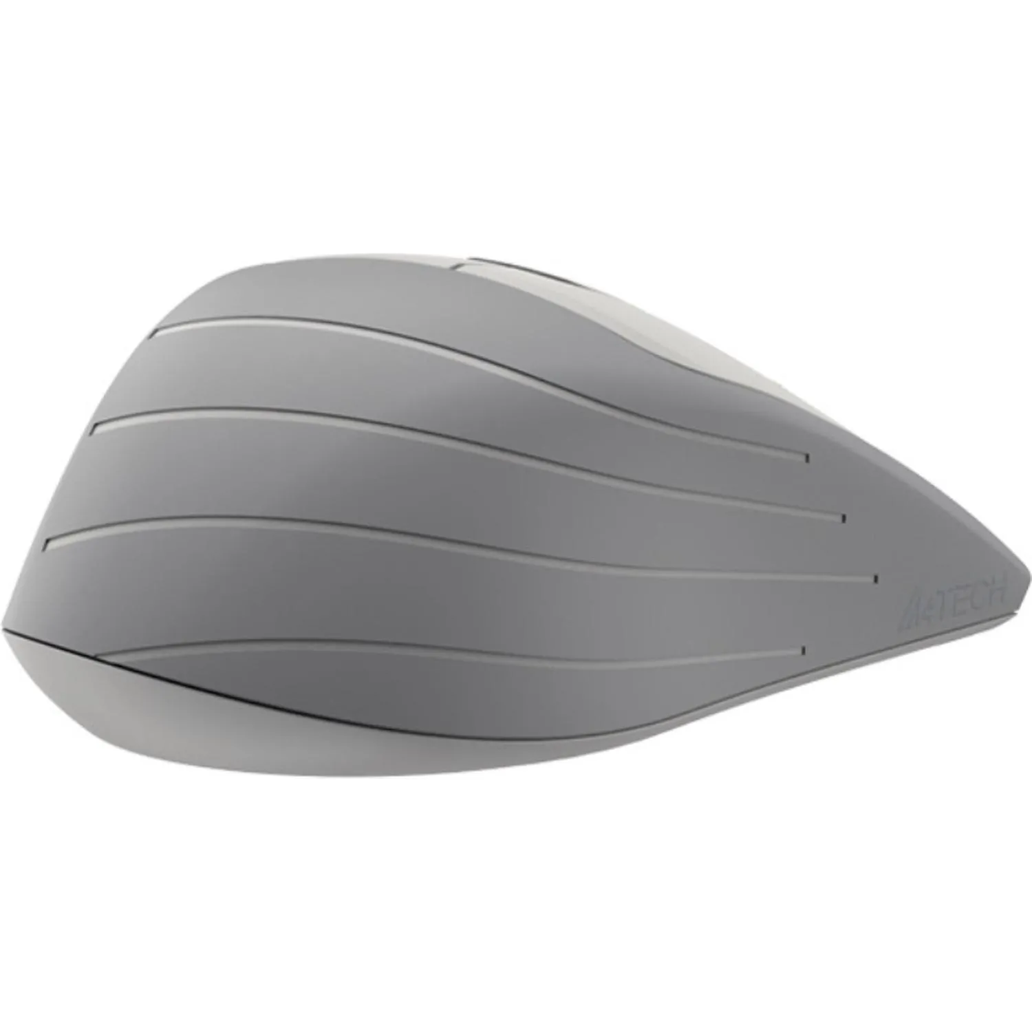 Мышь компьютерная A4 Fstyler FG30, беспроводная, 2000dpi, серый/белый - фото 2