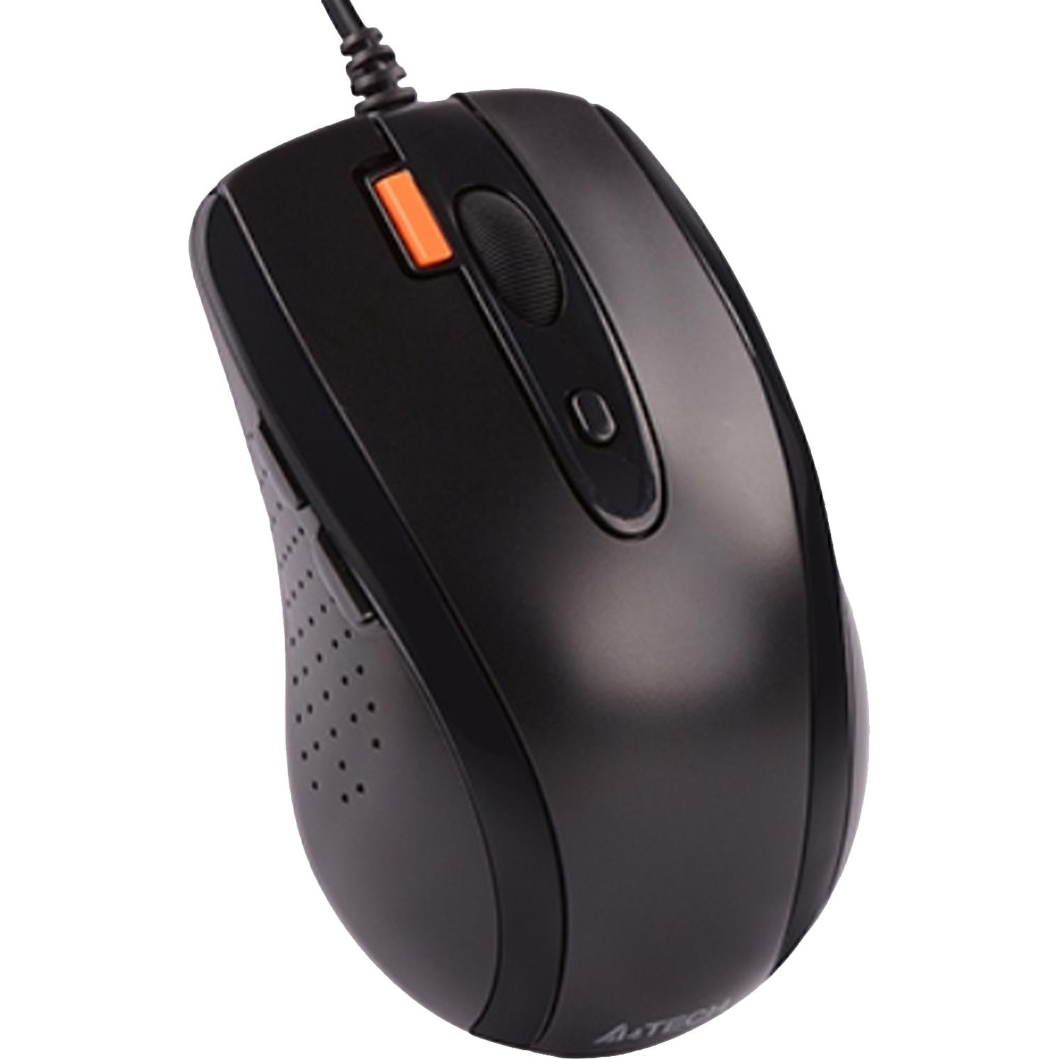 Мышь компьютерная A4 V-Track Padless N-70FX, 1600dpi, черный - фото 3