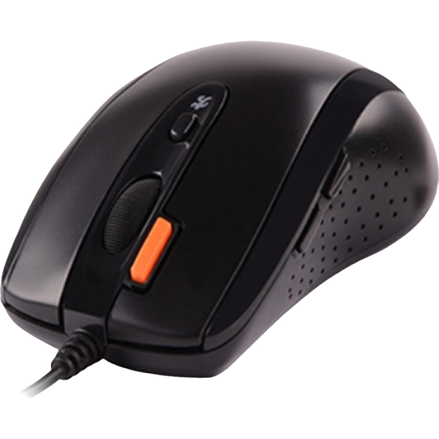 Мышь компьютерная A4 V-Track Padless N-70FX, 1600dpi, черный - фото 5