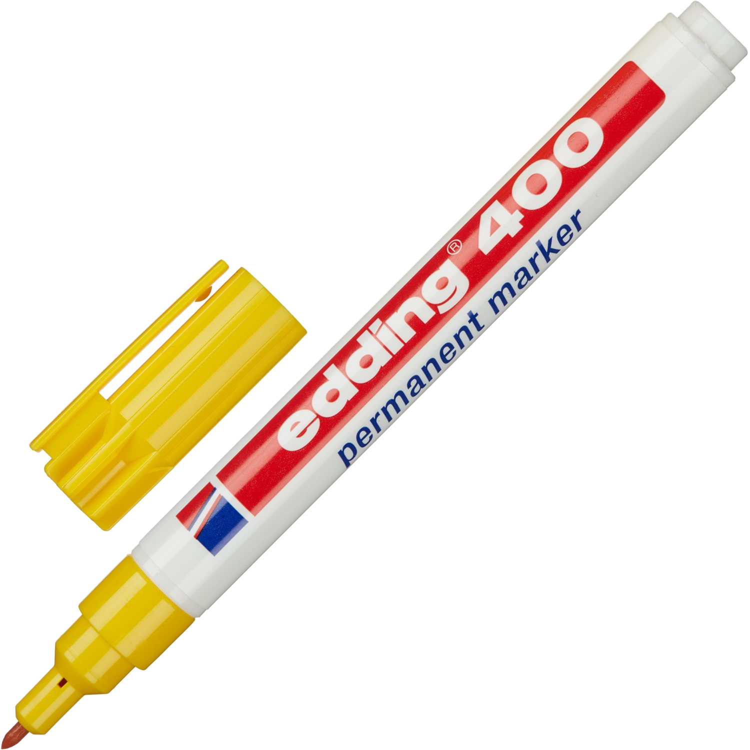 Маркер перманентный EDDING 400/5 желтый 1 мм круглый наконечник - фото 1