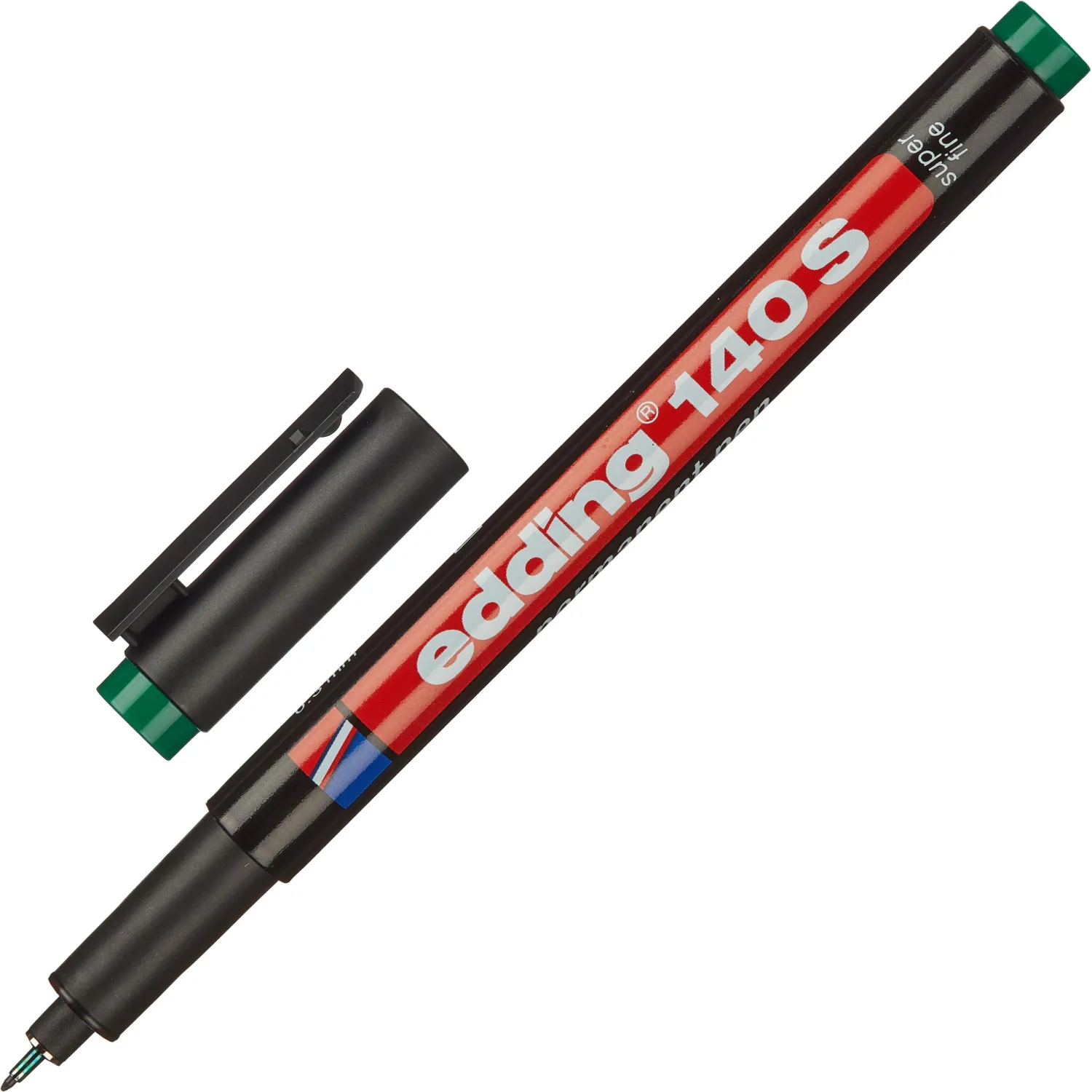 Маркер для глянц. поверхностей EDDING 140/4 зеленый 0,3мм - фото 1