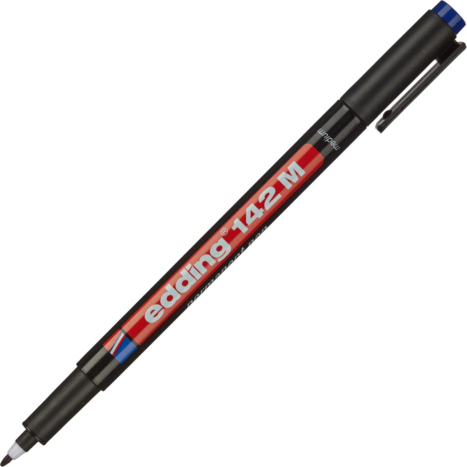 Маркер для глянц. поверхностей EDDING 142/3 M синий 1 мм - фото 2