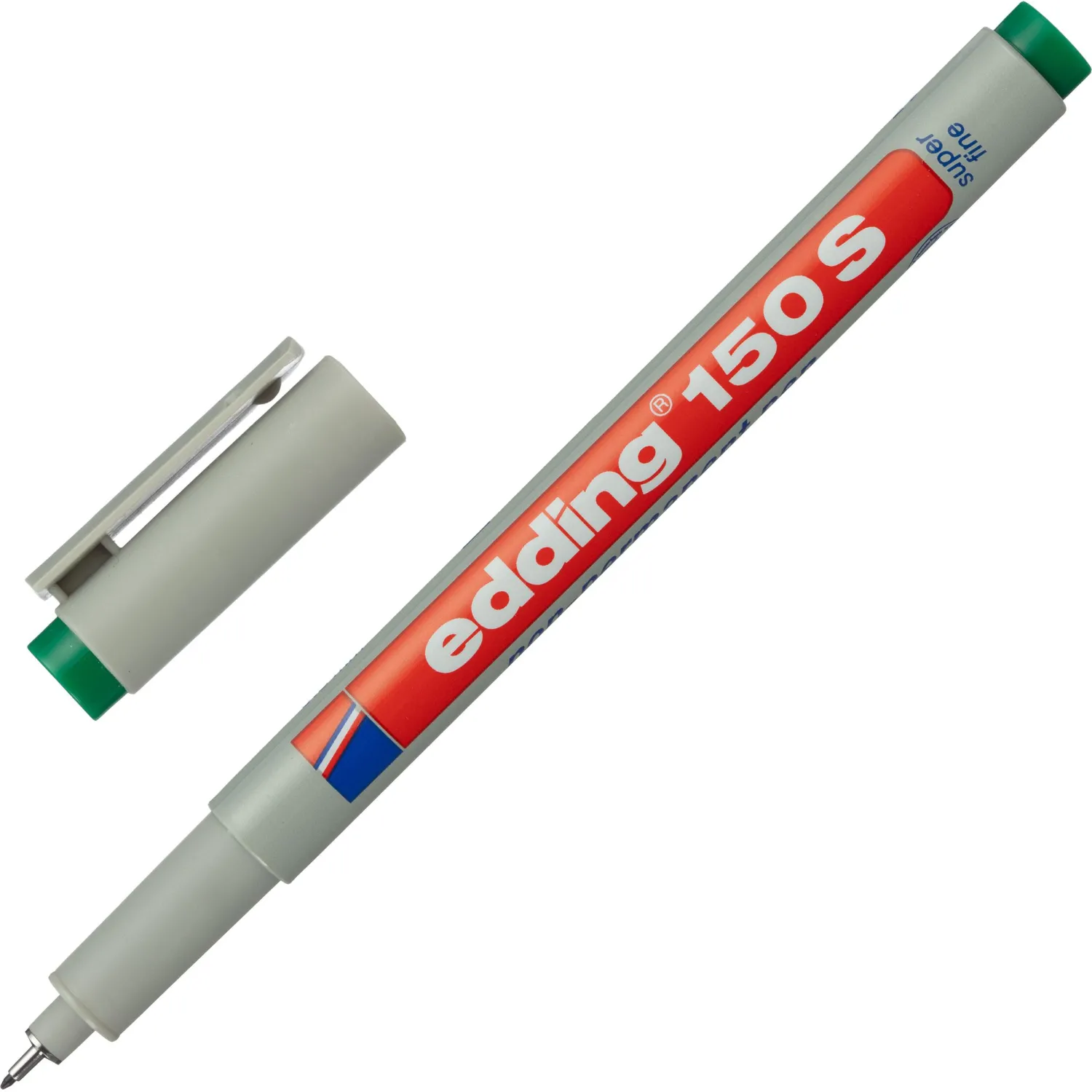 Маркер для глянц.поверх. EDDING E-150/4 S зеленый 0,3мм стираемый - фото 1