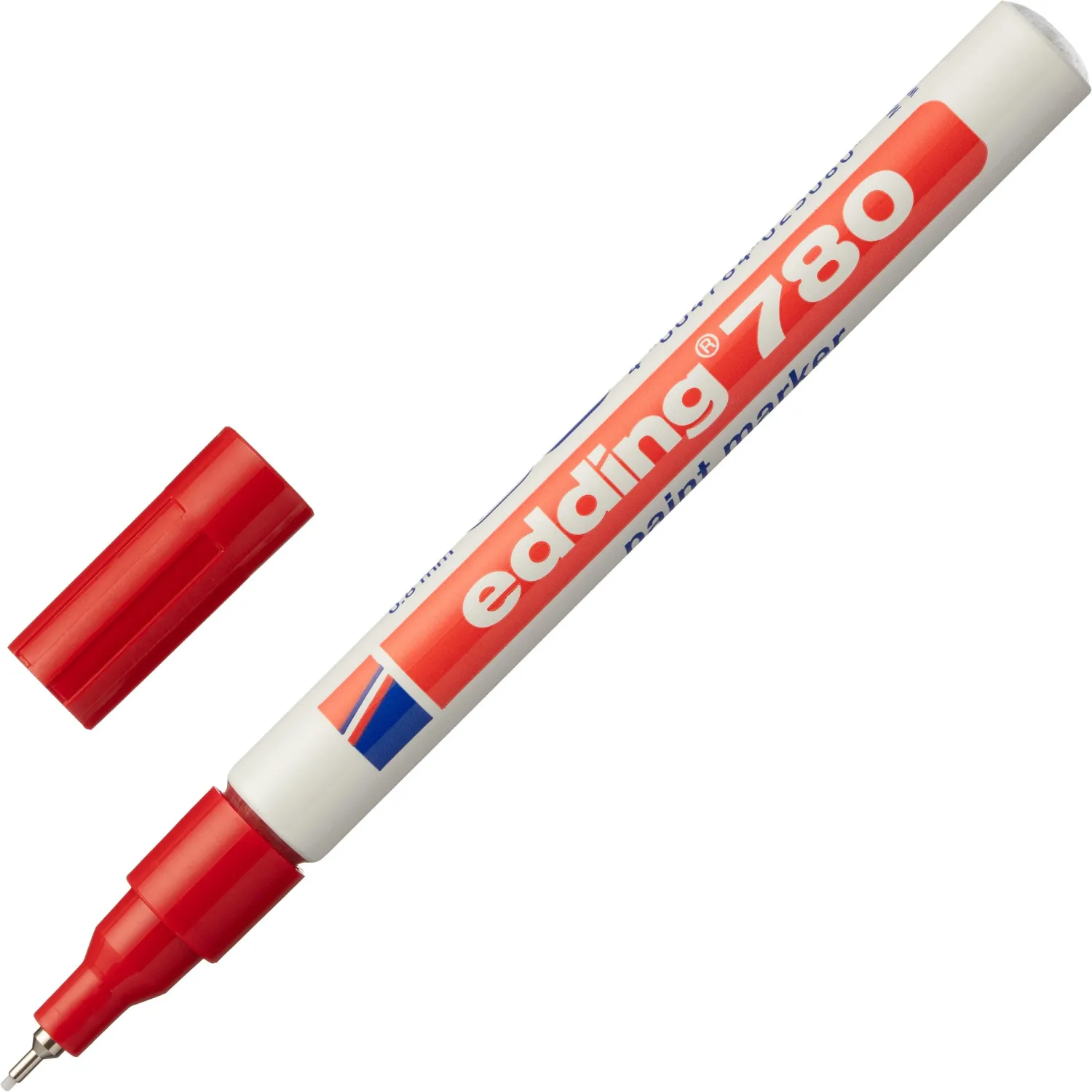 Маркер лаковый EDDING 780/2 красный 0,8мм, круглый наконечник - фото 1
