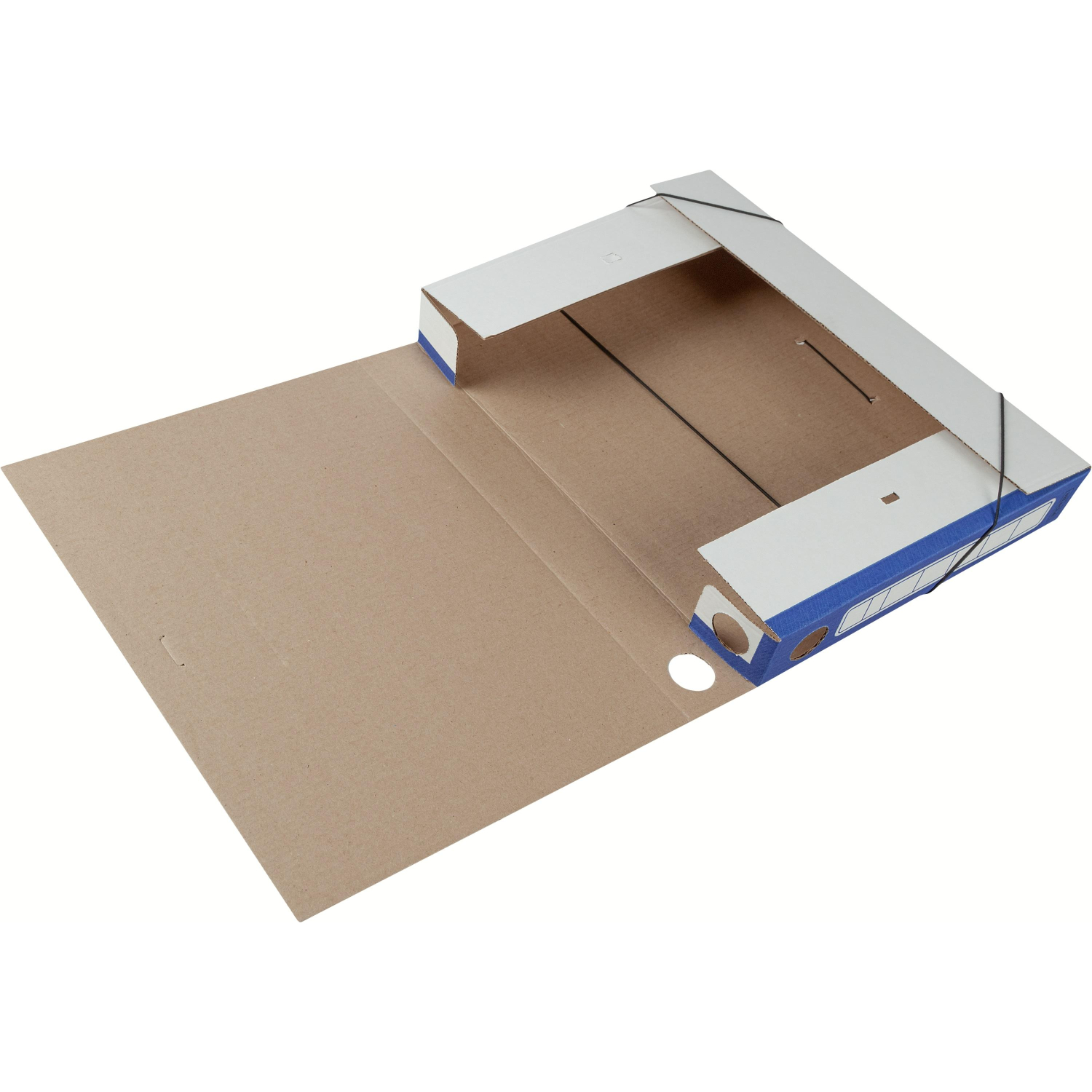 Короб архивный ATTACHE на резинке 45 мм,синий Короб архивный ATTACHE на резинке 45 мм,синий - фото 2