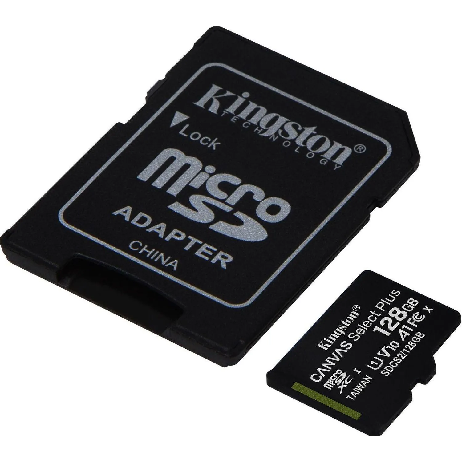 Карта памяти Kingston Canvas Select Plus microSDXC UHS-I +ад, SDCS2/128GB - фото 2