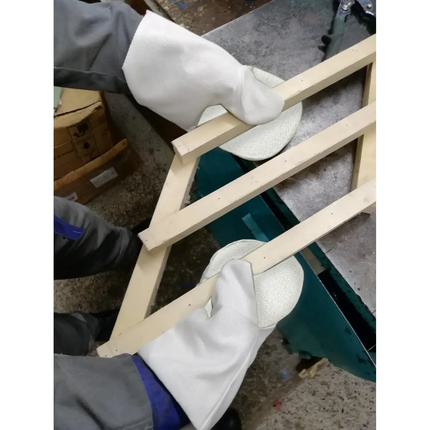 Рукавицы хб утепленные с наладонником ПВХ 5пар/уп - фото 5