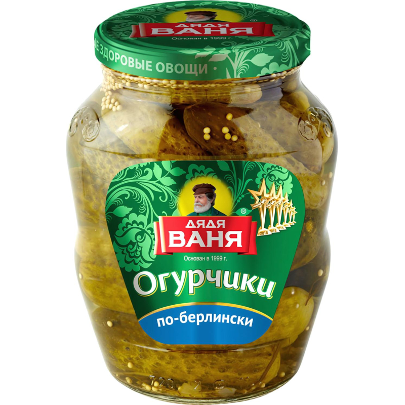 Огурцы Консервация марин. По-Берлински Дядя Ваня, 680г - фото 1