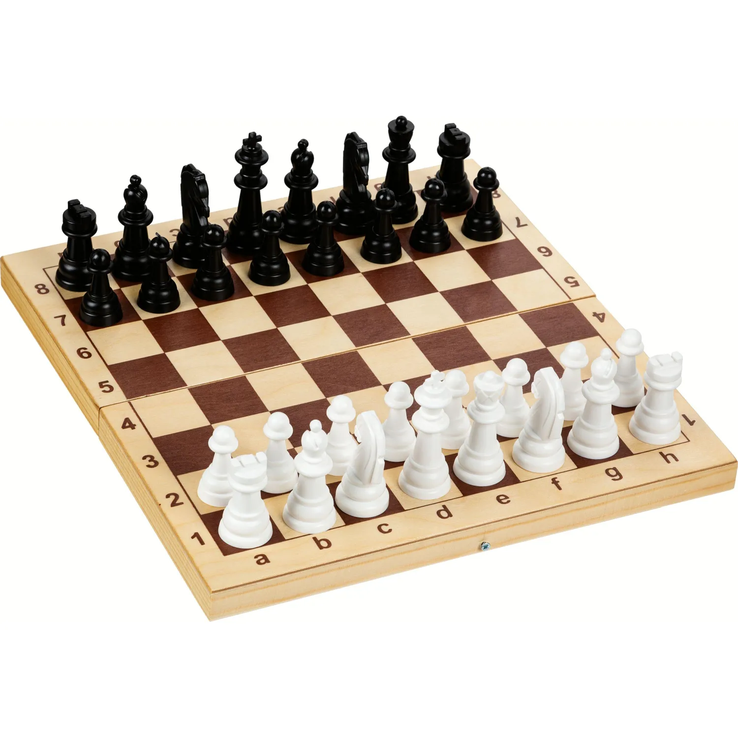 Настольная игра Шахматы пластмассовые 29х29см в дер.уп арт.03878 - фото 3