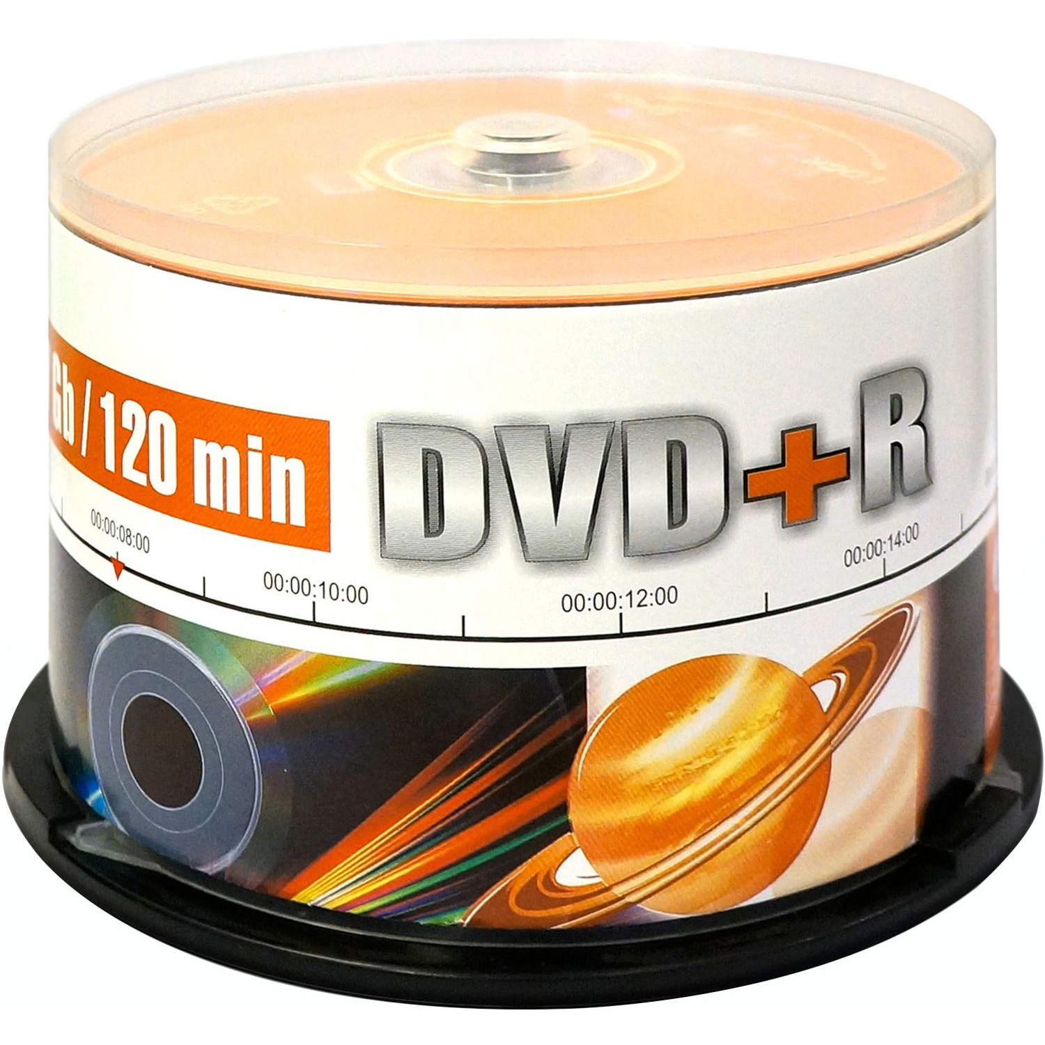 Носители информации DVD+R, 16x, Mirex, Cake/50, UL130013A1B - фото 2