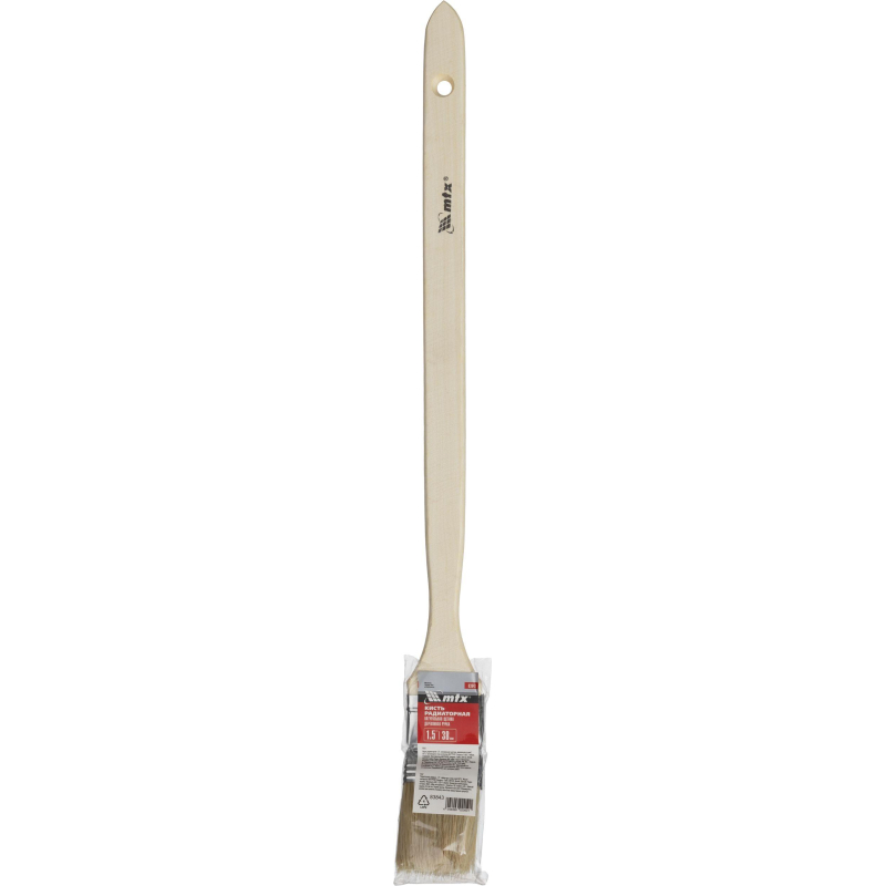 Кисть радиаторная 1,5"/38 мм натур. щетина, дер. ручка MTX 83843 - фото 7