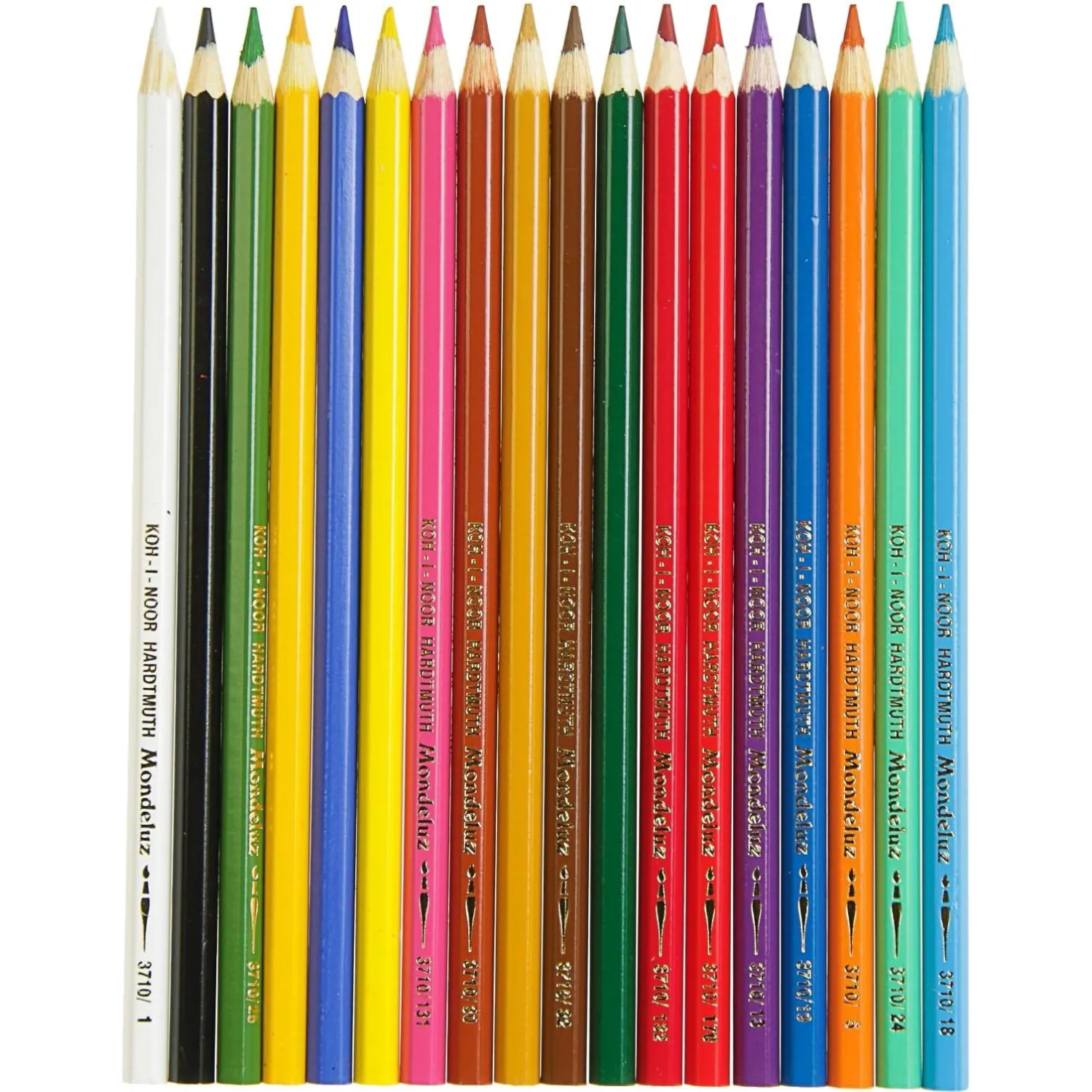 Карандаши акварельные KOH-I-NOOR, MONDELUZ 18 цв. шестигрй, 3717/18 - фото 2