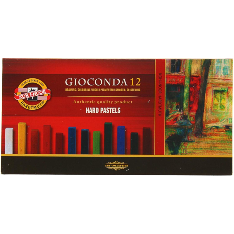 Пастель масляная KOH-I-NOOR, GIOCONDA12 цв. 8112/12 - фото 1