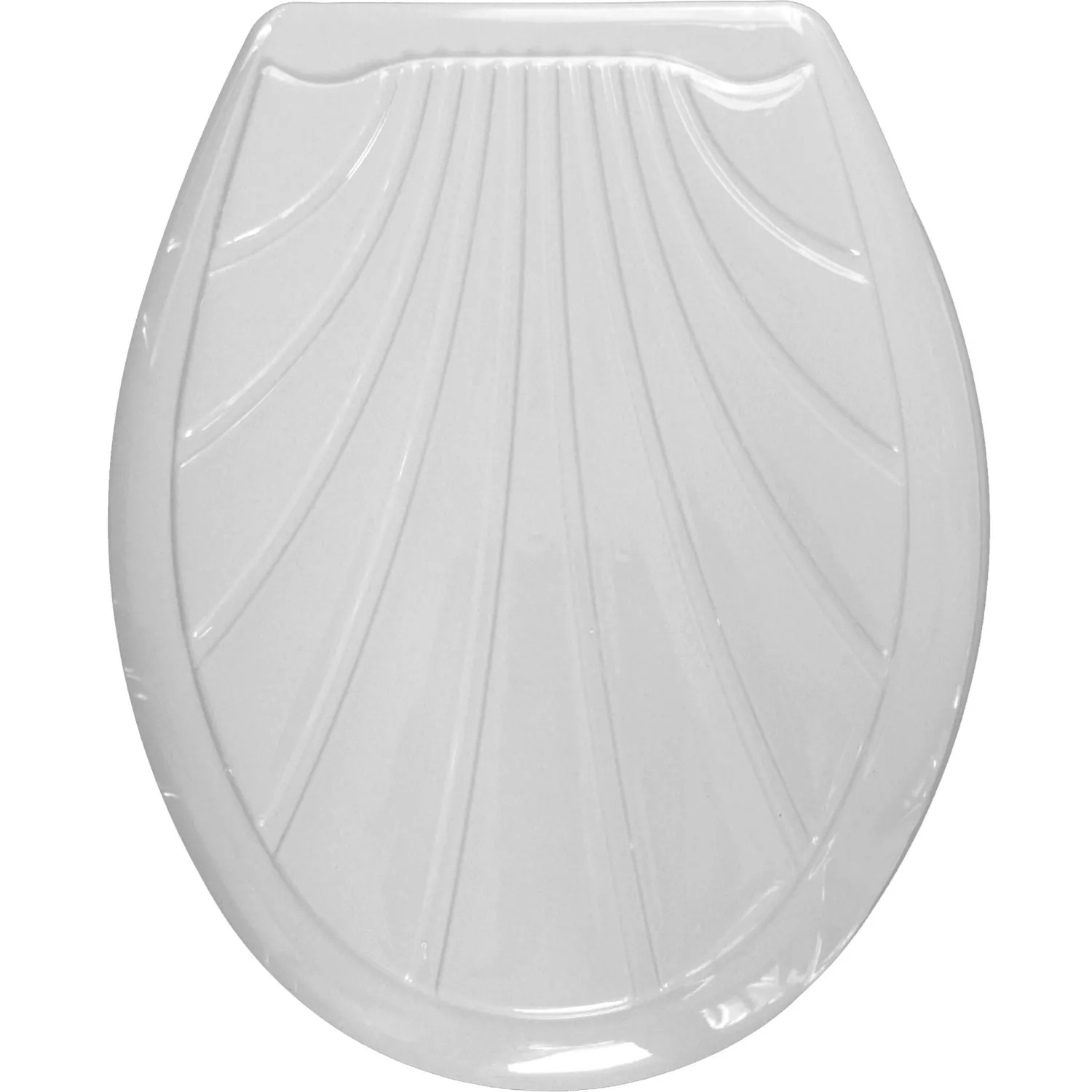 Сиденье для унитаза Ракушка белое 104-403-00 Сиденье для унитаза Ракушка белое 104-403-00 - фото 1