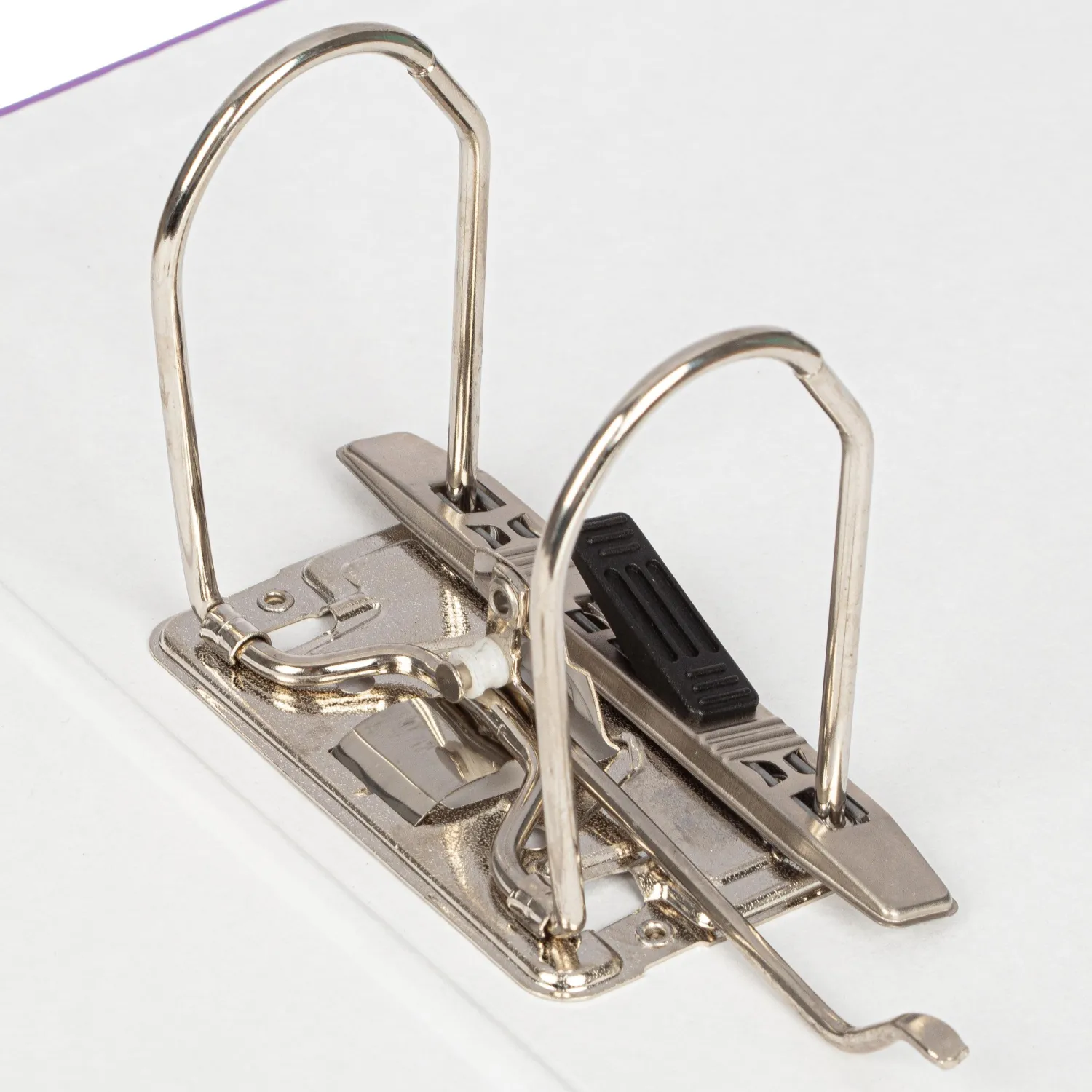 Папка-регистратор с арочн.мехAttacheSelection Экономи 90мм,сире,ПБП1,карм.к - фото 2