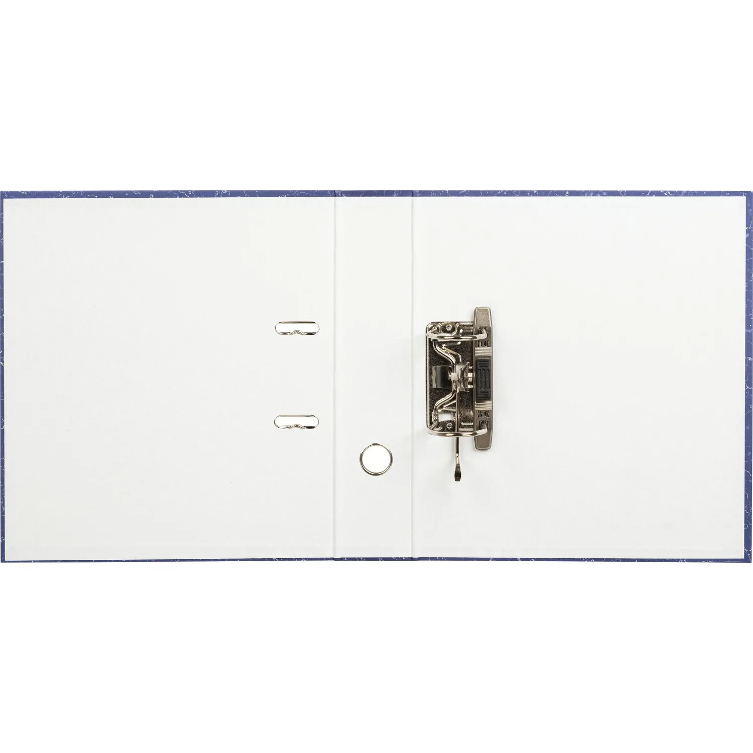 Папка-регистратор без мет.уголка_бюджет 75мм ч/б,син,бум/бум - фото 6