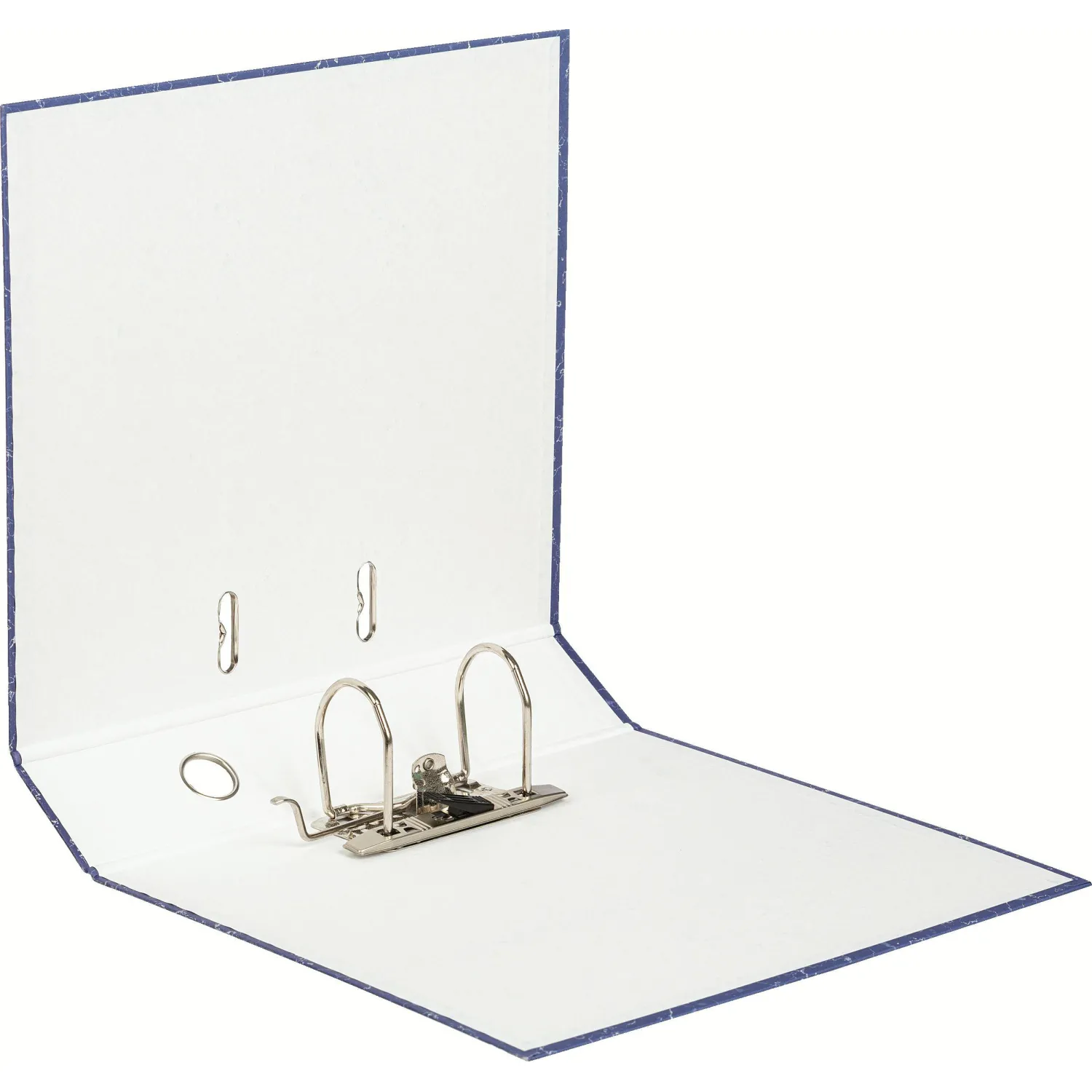 Папка-регистратор без мет.уголка_бюджет 75мм ч/б,син,бум/бум - фото 7