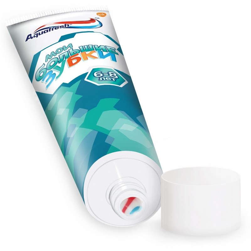 Зубная паста Aquafresh Мои большие зубки  детск от 6 до 8 лет, 50мл - фото 3