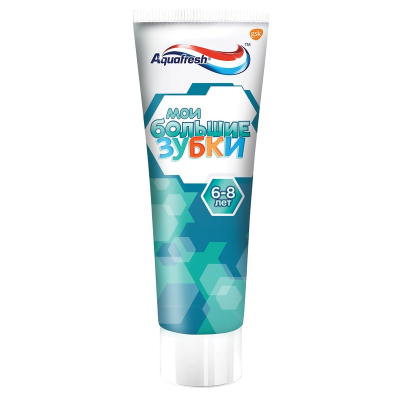 Зубная паста Aquafresh Мои большие зубки  детск от 6 до 8 лет, 50мл - фото 7
