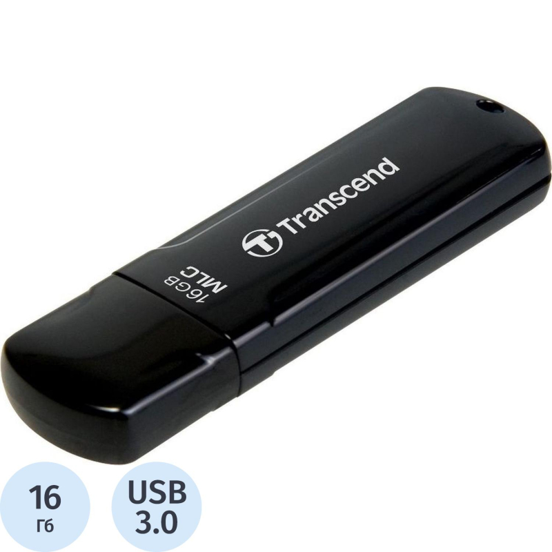 Флеш-память Transcend JetFlash 750, 16Gb, USB 3.1 G1, чер, TS16GJF750K - фото 1