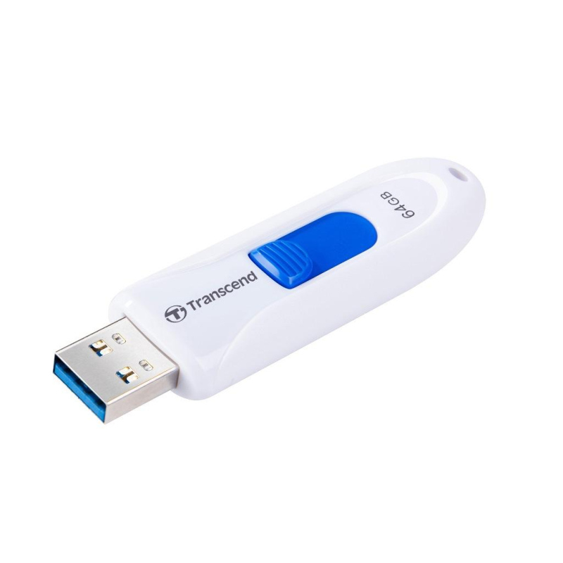 Флеш-память Transcend JetFlash 790, 64Gb, USB 3.1 G1, б/син, TS64GJF790W - фото 1