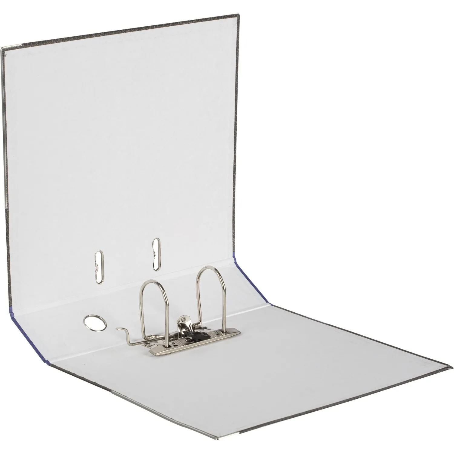 Папка-регистратор  80 мм мрамор с син кор.,мет.уг.,бум./бум - фото 7