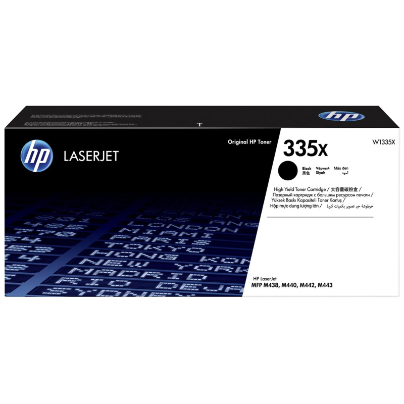 Картридж лазерный HP 335X W1335X чер.пов.емк. для LaserJet MFP M438n/M442dn - фото 1