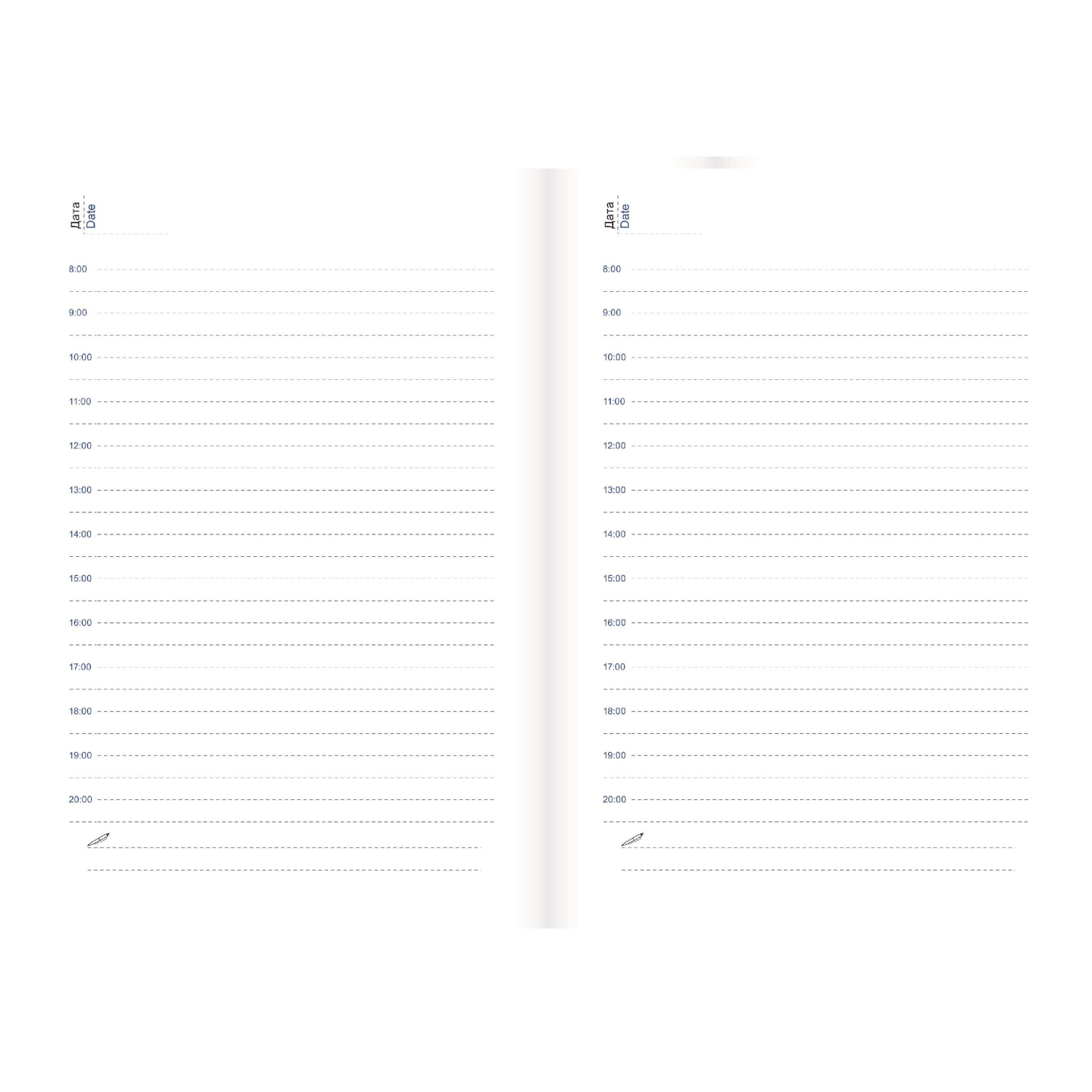 Ежедневник недатированный бордо, А6,100x150, 320стр, Agenda - фото 3