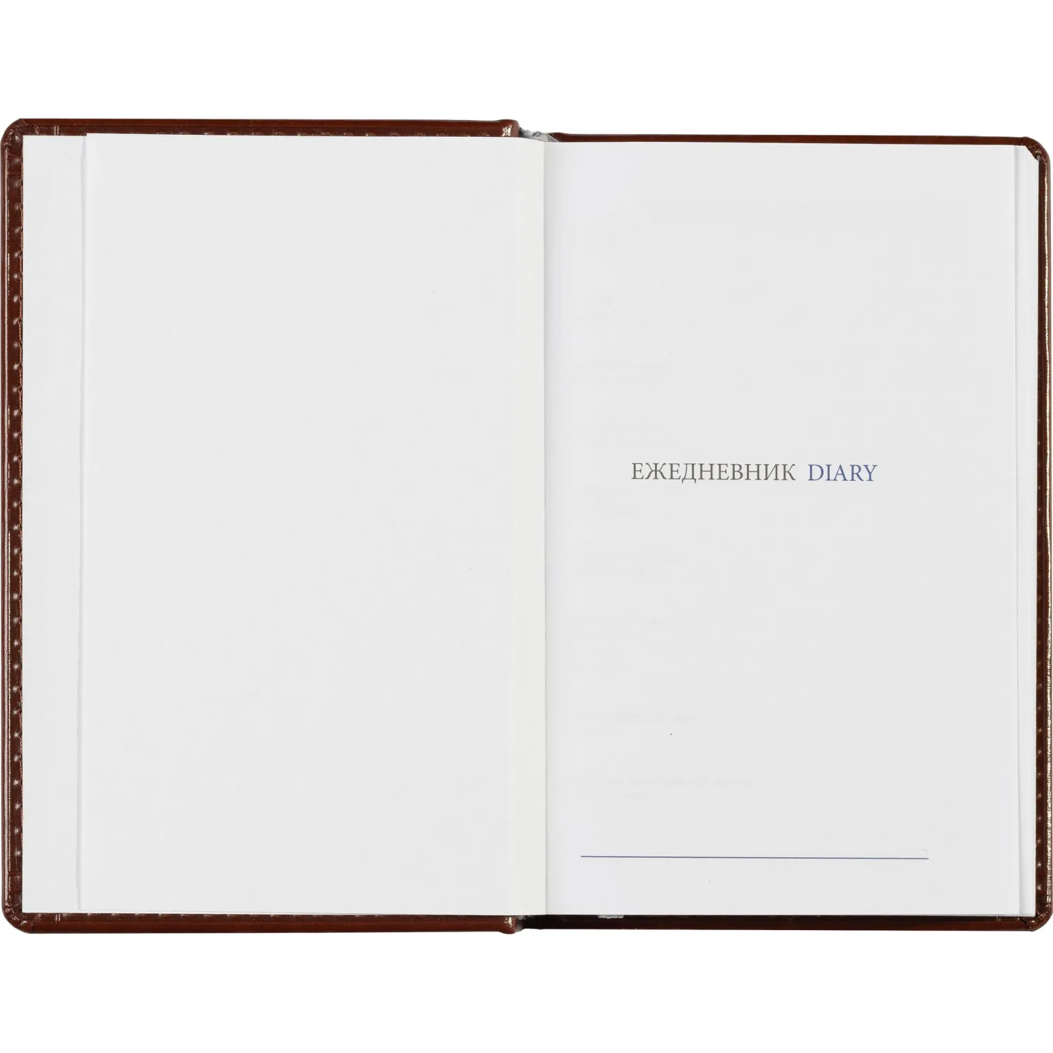 Ежедневник недатированный коричневый,А6,100x150, 320стр,Agenda - фото 9