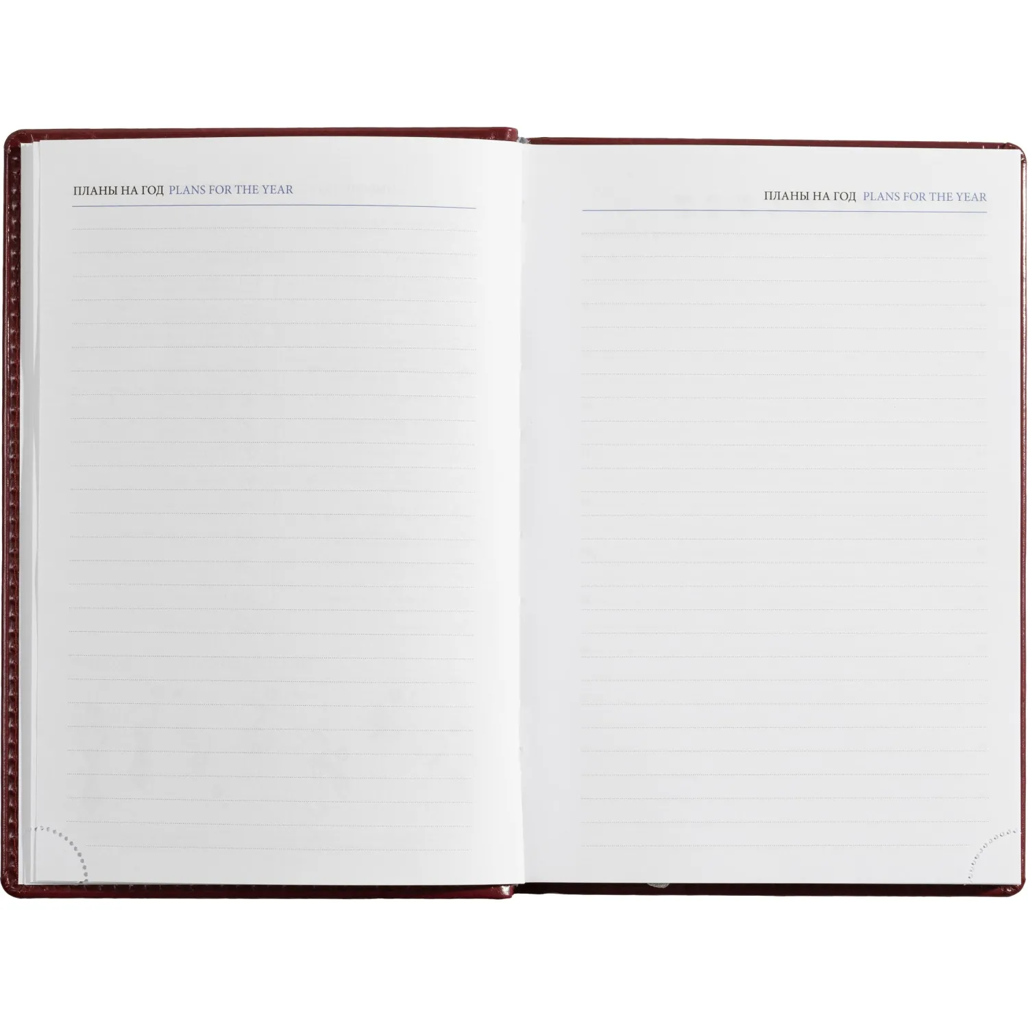 Ежедневник недатированный бордо,А5, 148x218, 352стр, Agenda - фото 16