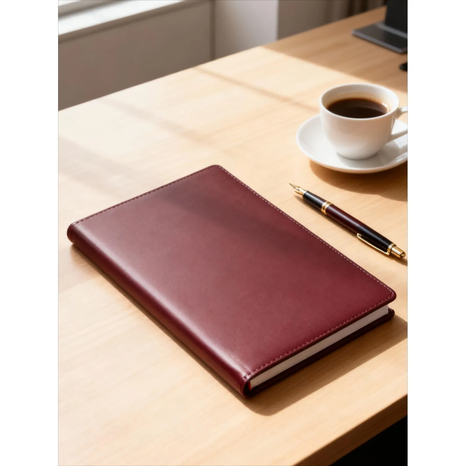 Ежедневник недатированный бордо,А5, 148x218, 352стр, Agenda - фото 5