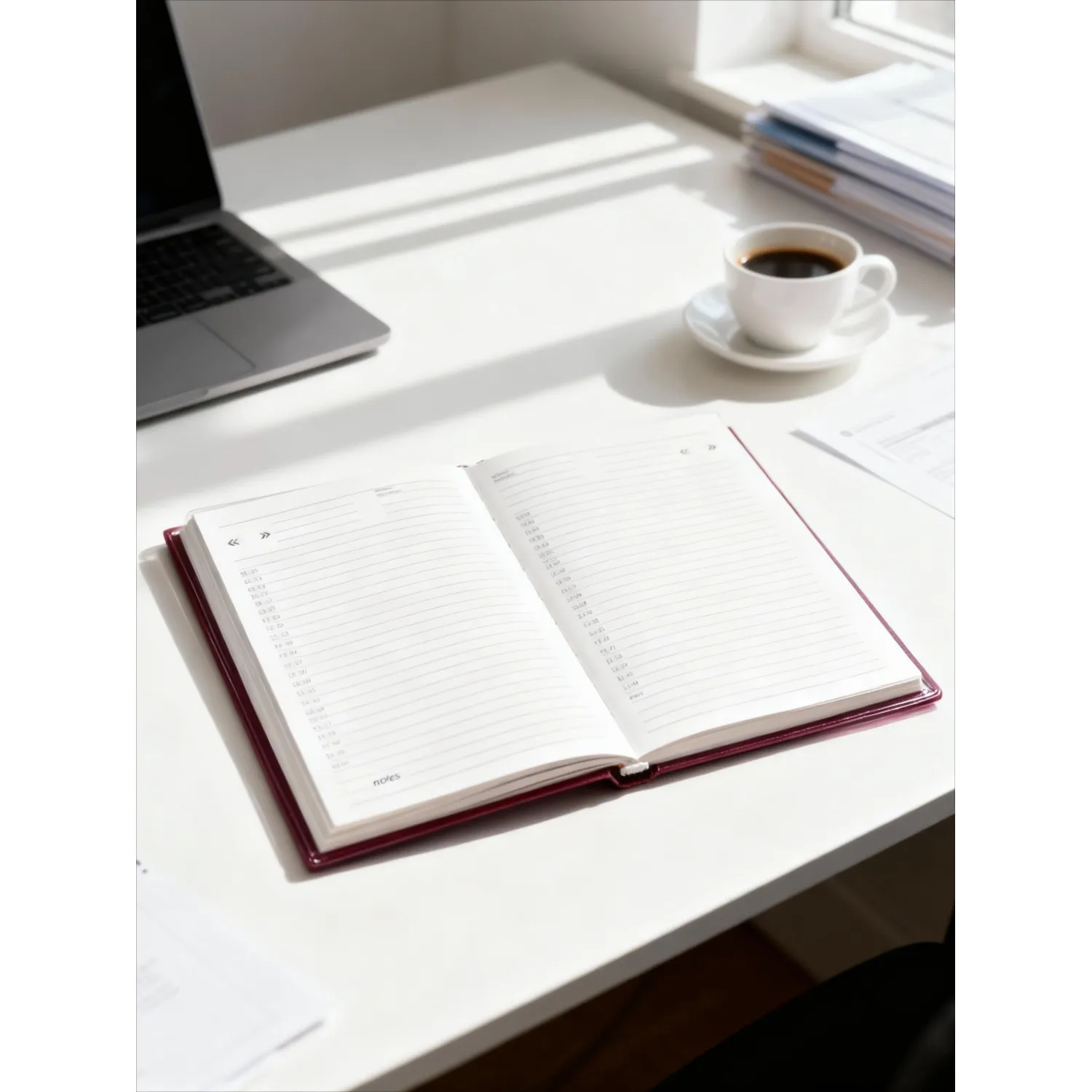 Ежедневник недатированный Attache Economy, бумвинил,бордо,А5,128х200мм,160л - фото 12