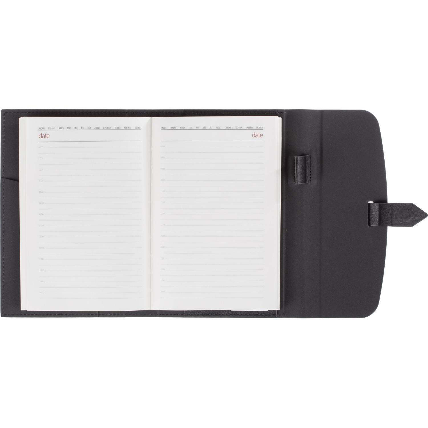 Ежедневник недатированный А5 Senate черный 272 стр. 3-213/04 - фото 5