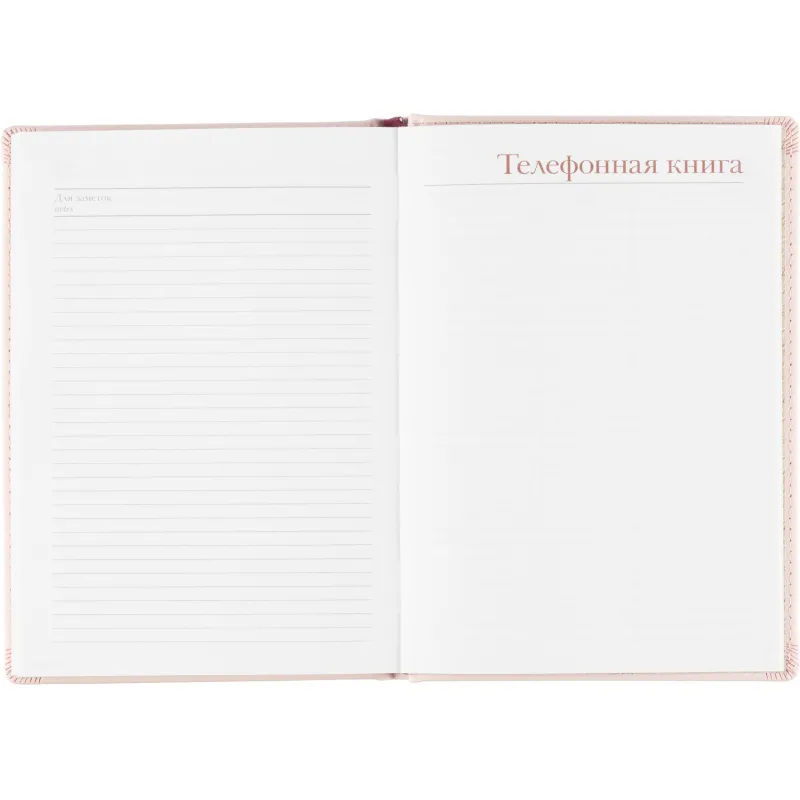 Ежедневник недатированный А5+, 136л, Velvet зефирный розовый  3-115/34 - фото 19