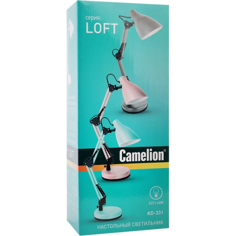 Светильник Camelion KD-331 C26 тауп, 40 Вт, Е27 - фото 8