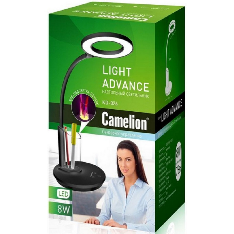 Светильник Camelion KD-826 C01 бел, 8 Вт, LED - фото 4