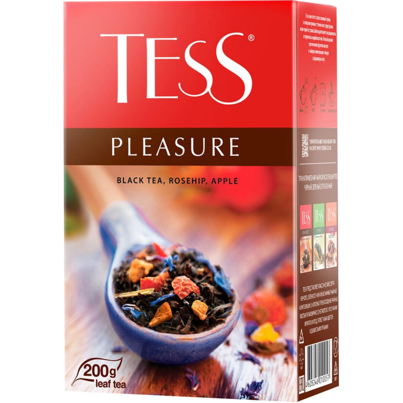 Чай Tess Pleasure листовой черный с добавками,200г 1005-12 - фото 4