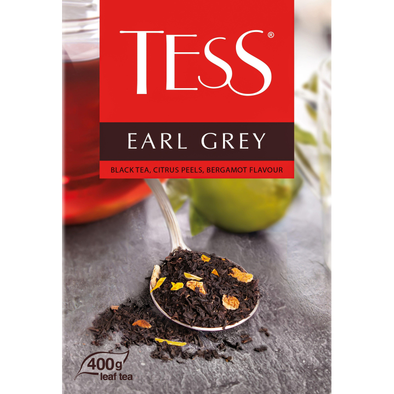 Чай Tess Earl Grey листовой черный с добавками,400г 1503-10 - фото 1