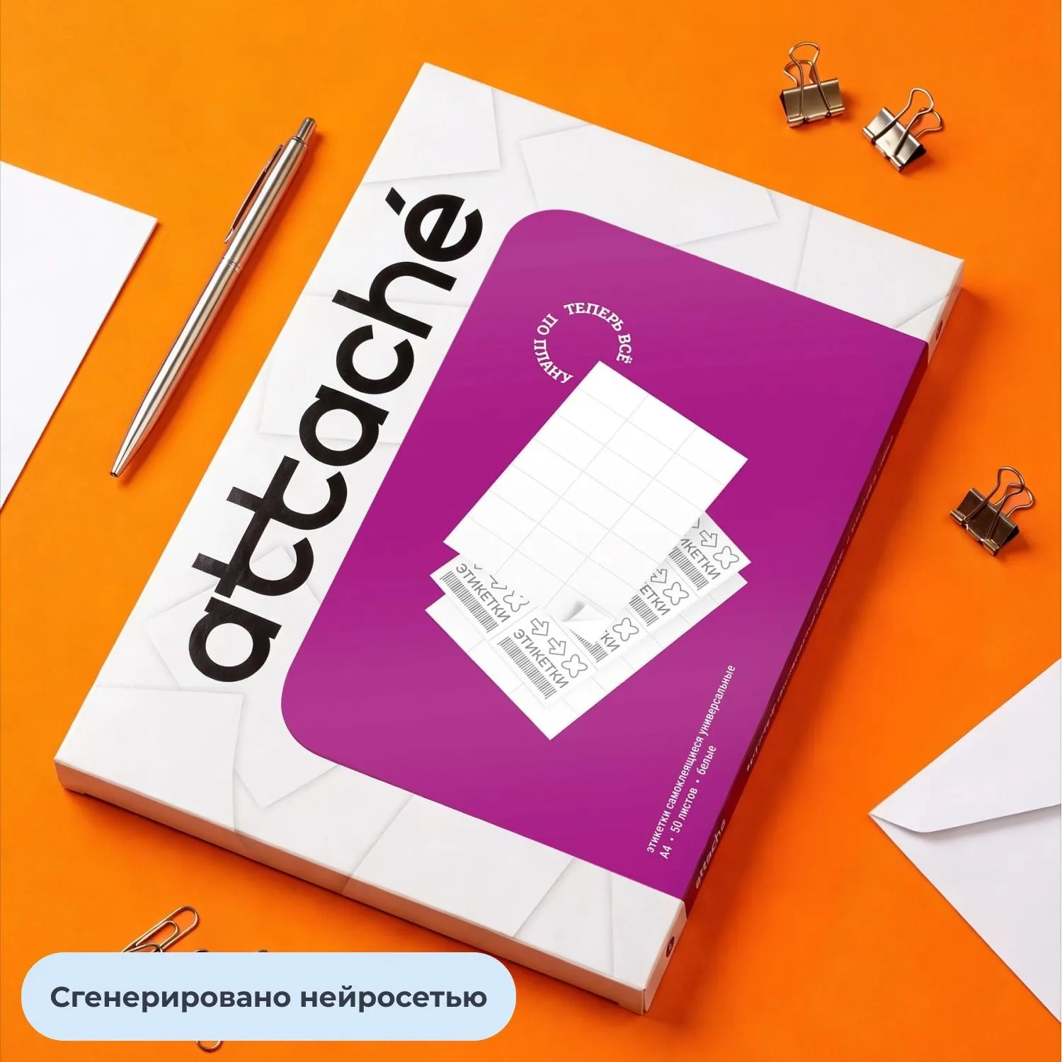 Этикетки самоклеящиеся  64,6х33,8мм /24 шт. на лист А4  50листов - фото 6