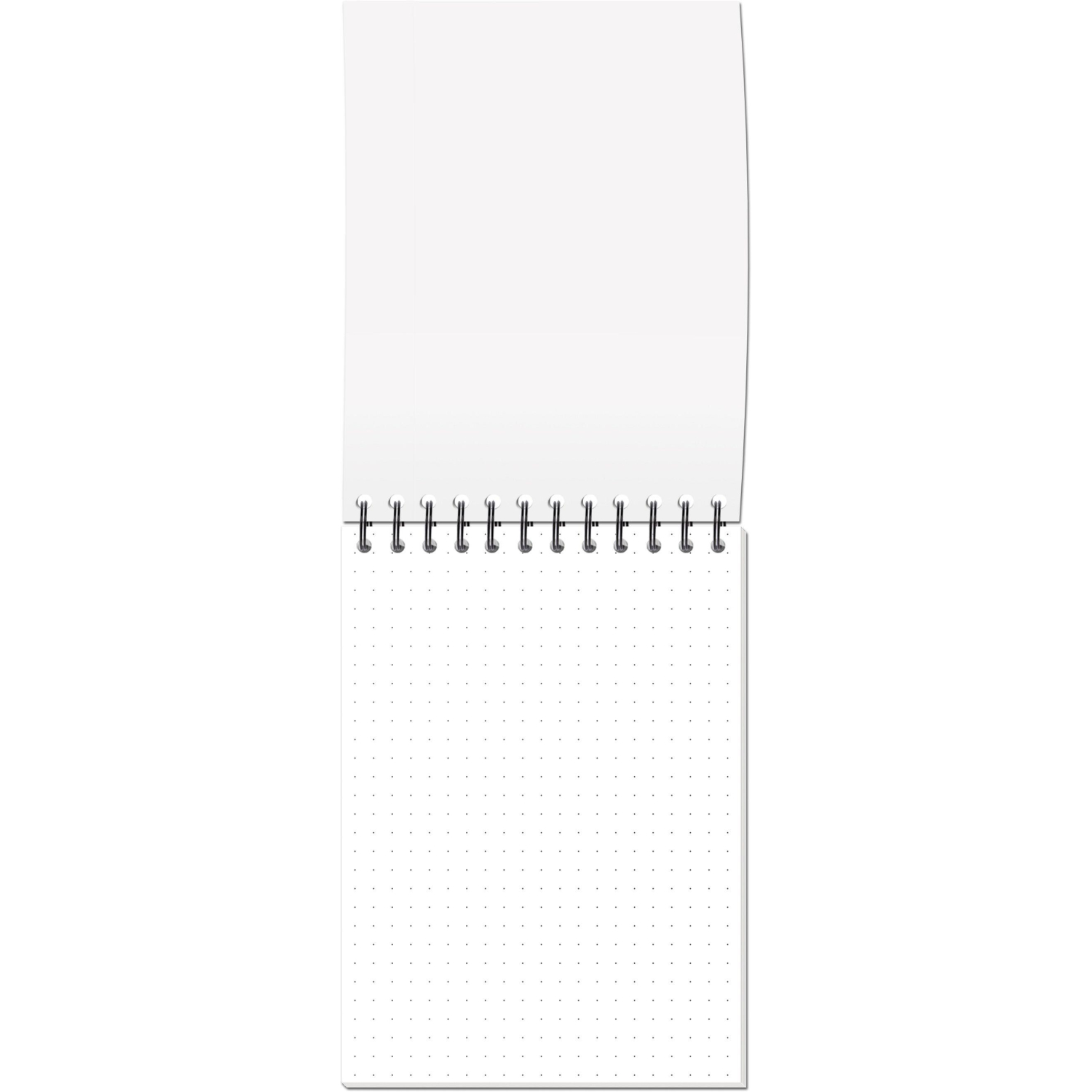 Блокнот А6,60л,точка,греб.верхн,обл.глянц.лам. Attache Fleur Мята - фото 2