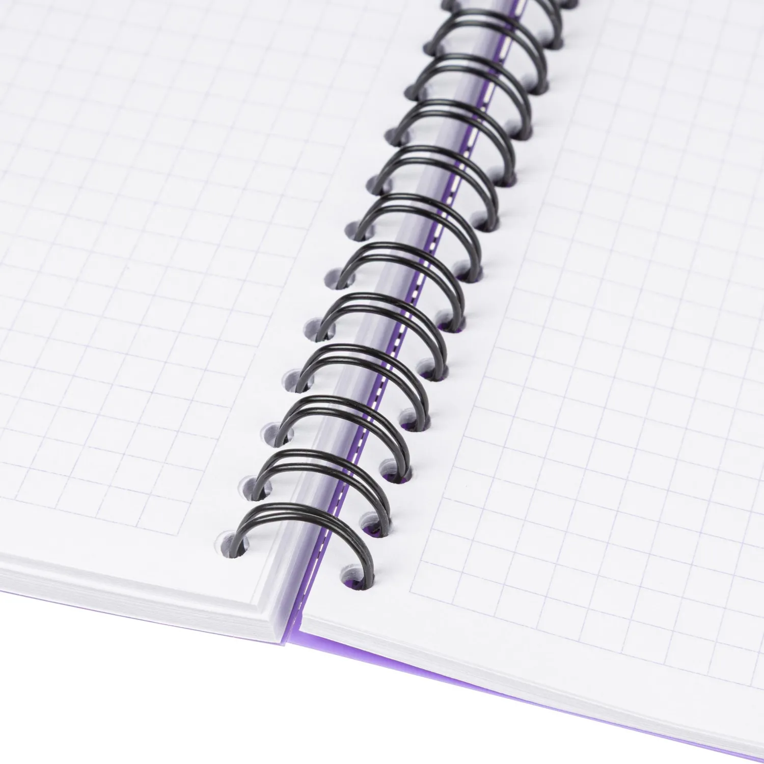 Бизнес-тетрадь А5,96л,кл,спир,пласт,тон.бл. Attache Bright colours Сиренев - фото 8