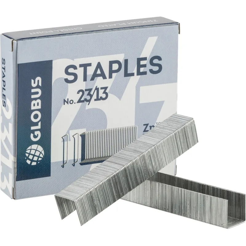 Скобы для степлера №23/13 Глобус С23/13-1000 оцинкованные 1000 шт/уп - фото 1