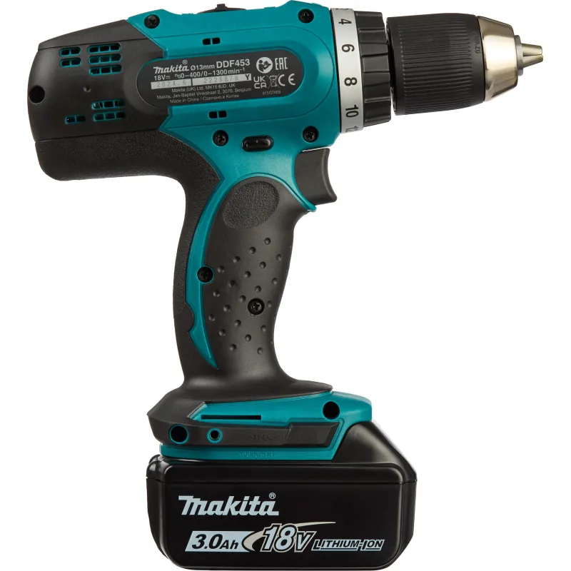Дрель-шуруповерт аккум. MAKITA 18В, LXT, 42Нм, 2х3.0Ач (DDF453RFE) - фото 2