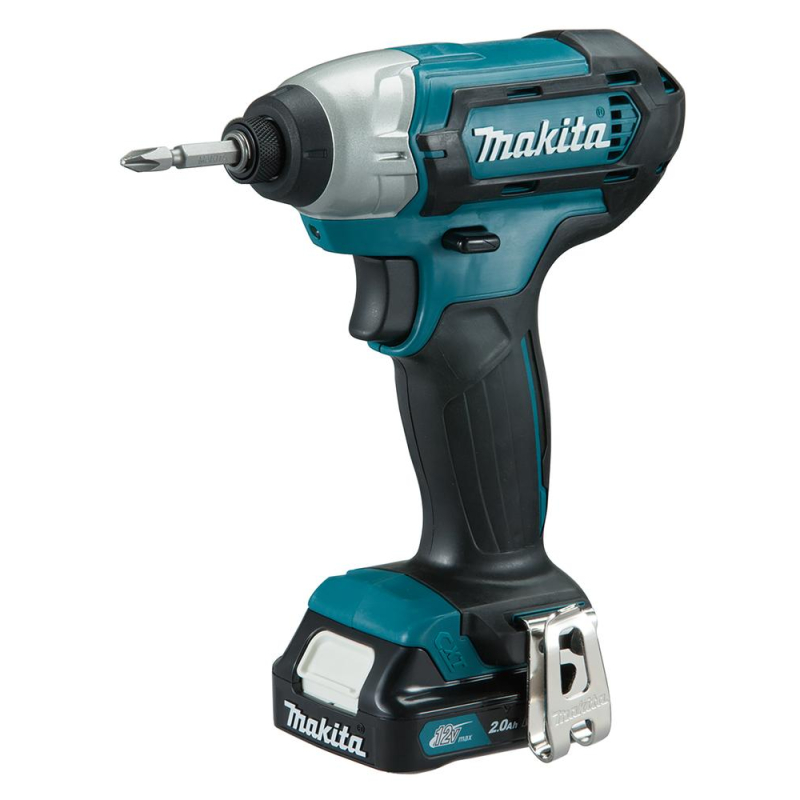 Шуруповерт аккум. ударный MAKITA 12В, CXT, 110Нм, 2х2.0Ач (TD110DWAE) - фото 1