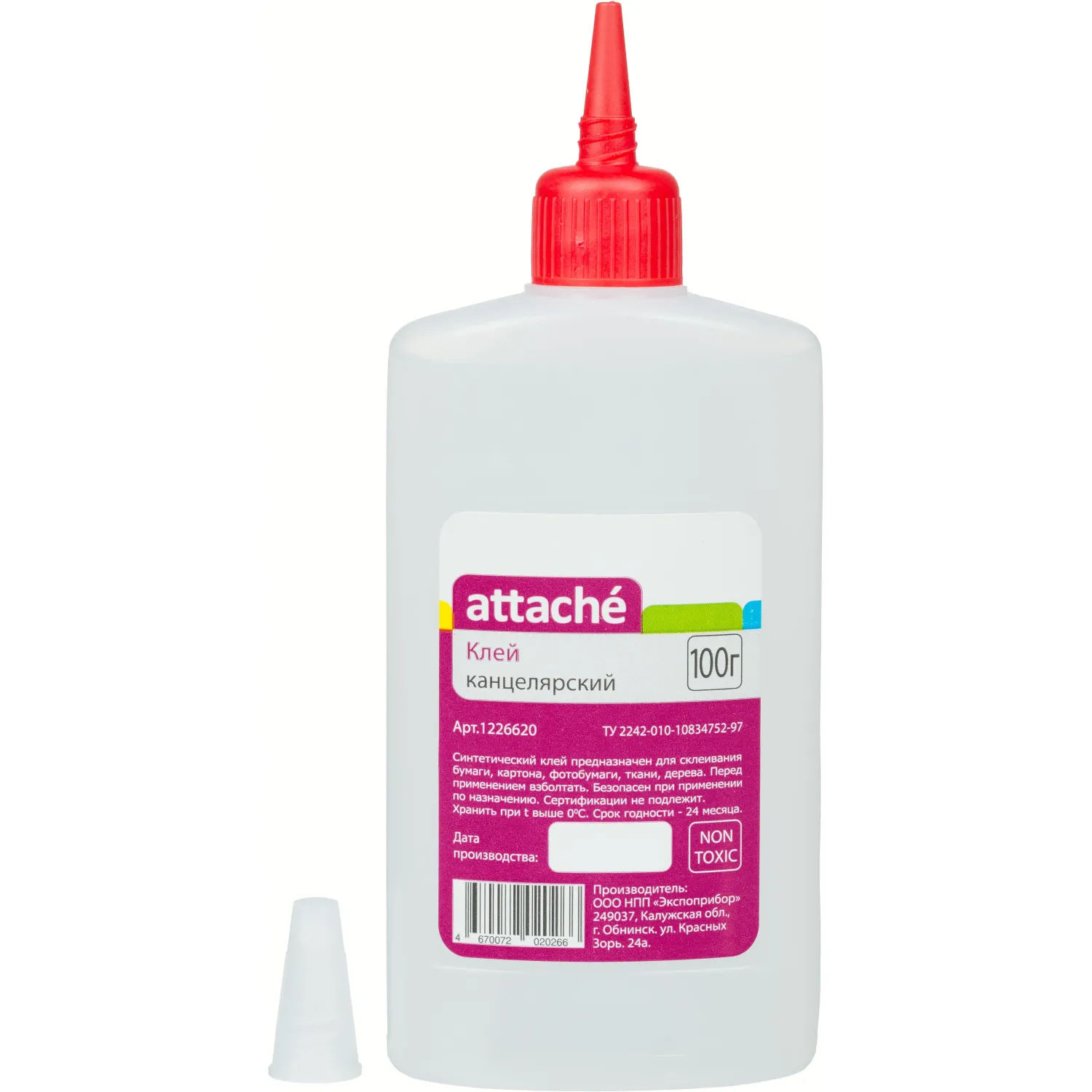 Клей канцелярский синтетический Attache 100 мл - фото 3