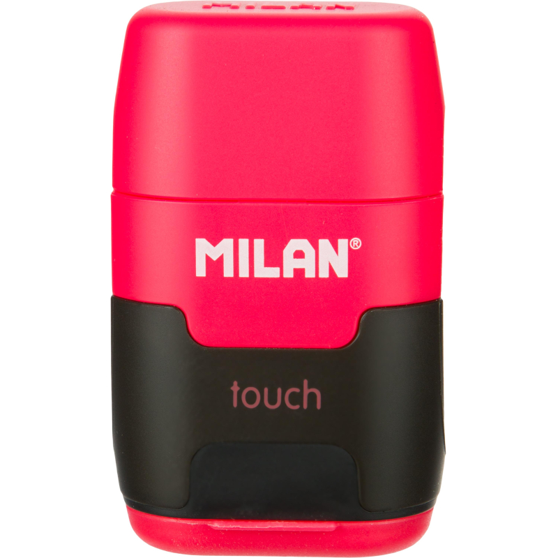 Ластик-точилка Milan TOUCH DUO+2смен.ласт син.кауч лезв.точ из углер стали - фото 3