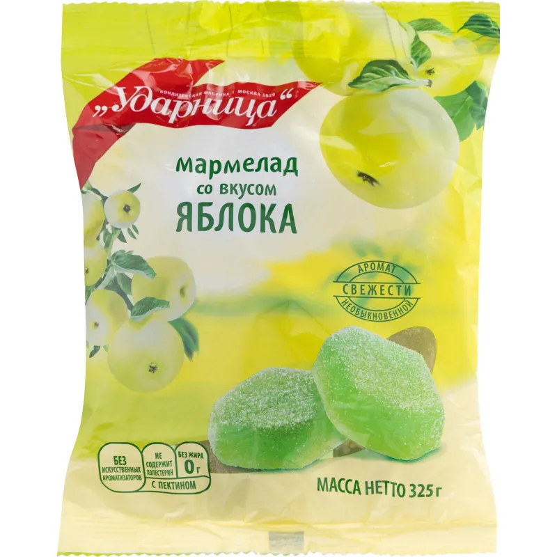 Мармелад Вкус яблока Ударница, 325г - фото 1